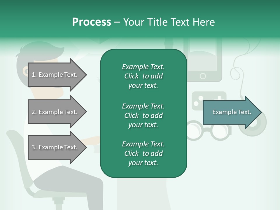 Market Symbol Delivery PowerPoint Template