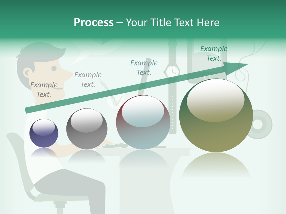 Market Symbol Delivery PowerPoint Template