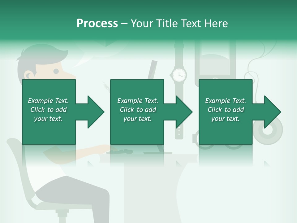Market Symbol Delivery PowerPoint Template