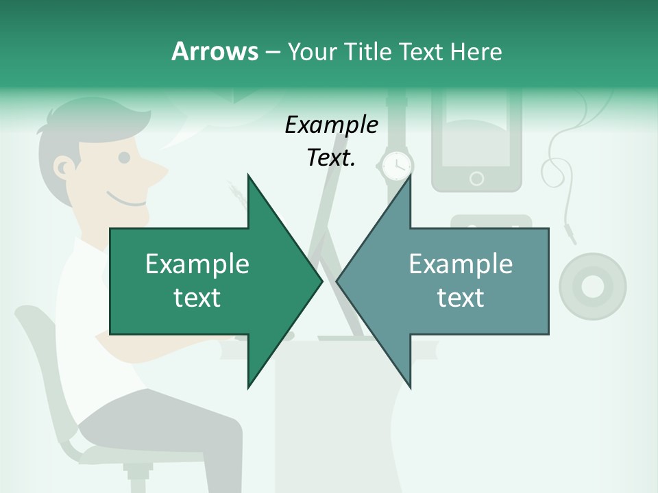 Market Symbol Delivery PowerPoint Template
