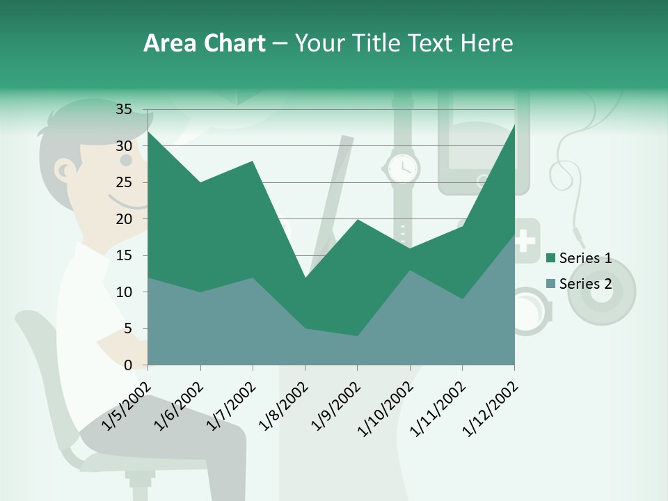 Market Symbol Delivery PowerPoint Template
