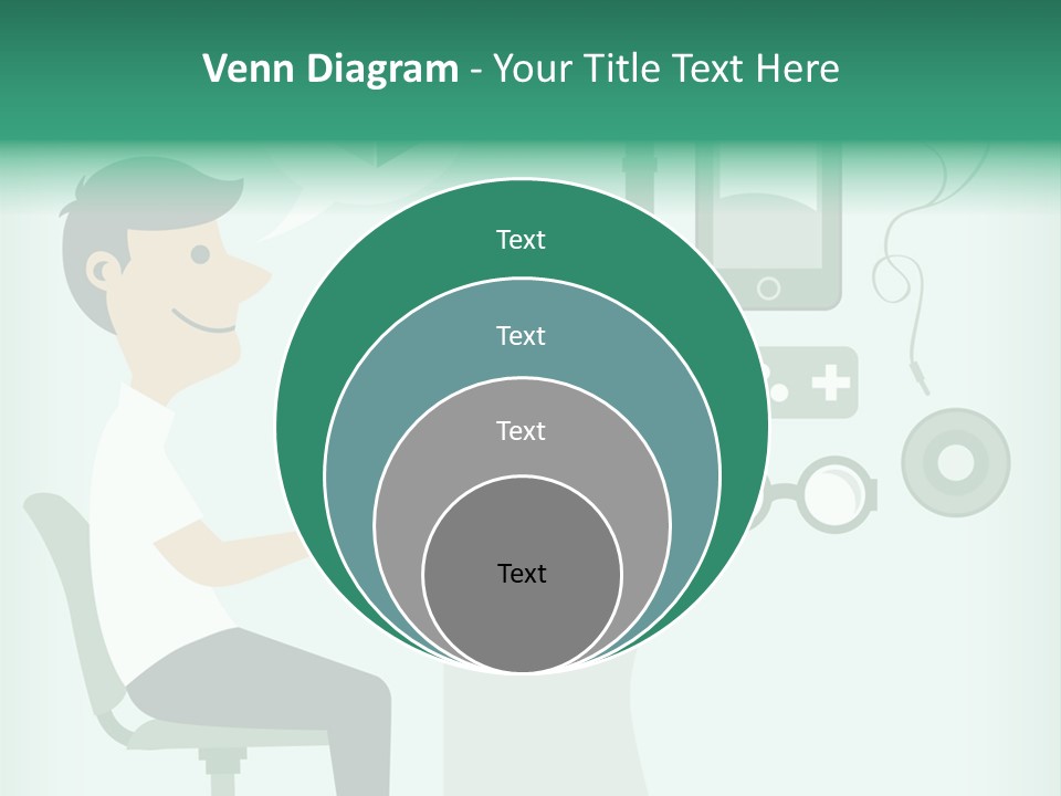 Market Symbol Delivery PowerPoint Template