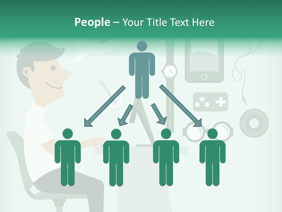 Market Symbol Delivery PowerPoint Template