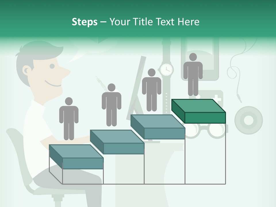Market Symbol Delivery PowerPoint Template