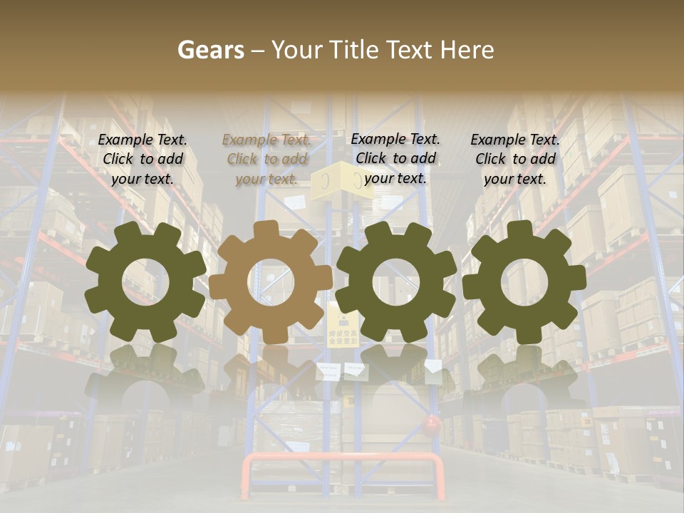 Equipment Neat Contemporary PowerPoint Template