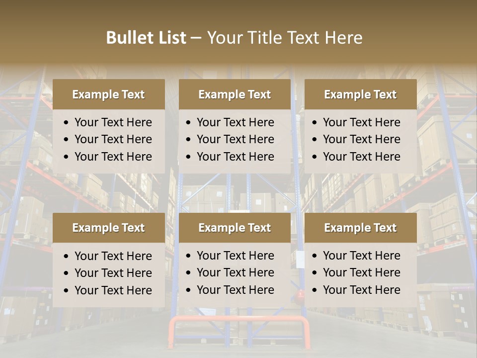 Equipment Neat Contemporary PowerPoint Template