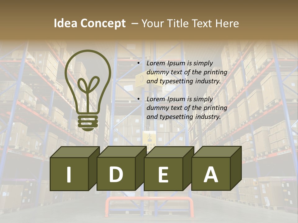 Equipment Neat Contemporary PowerPoint Template