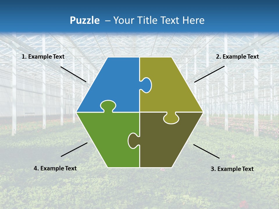 Sell Farm Greenhouse PowerPoint Template