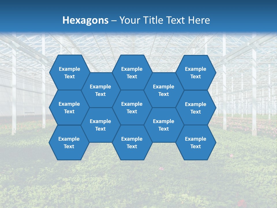 Sell Farm Greenhouse PowerPoint Template