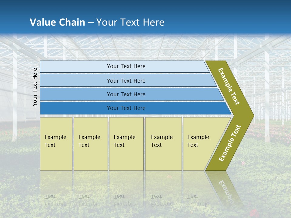 Sell Farm Greenhouse PowerPoint Template