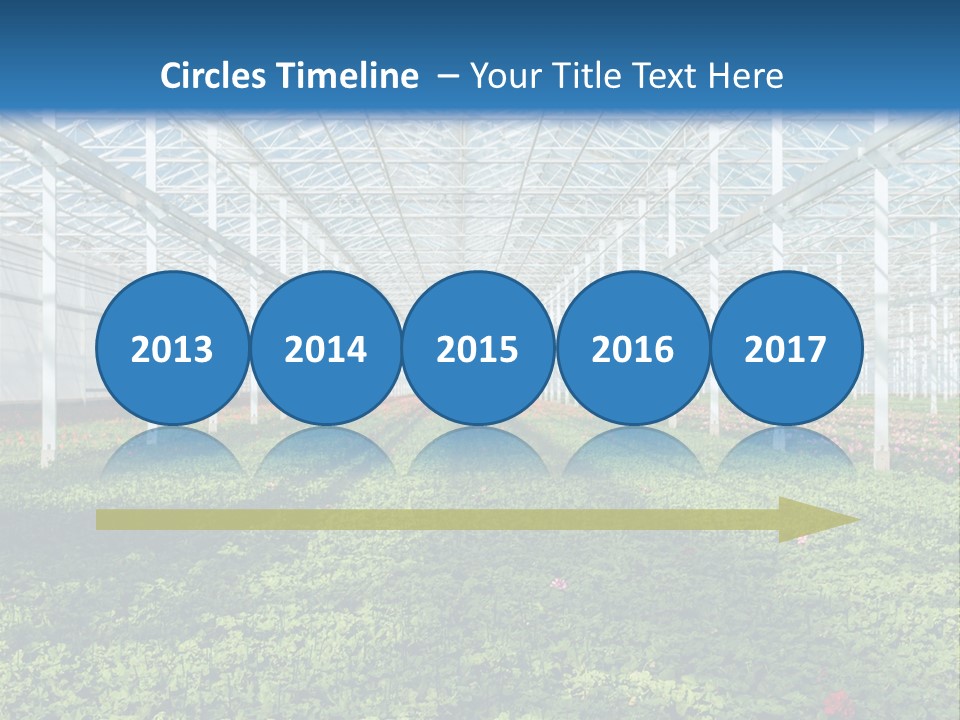 Sell Farm Greenhouse PowerPoint Template