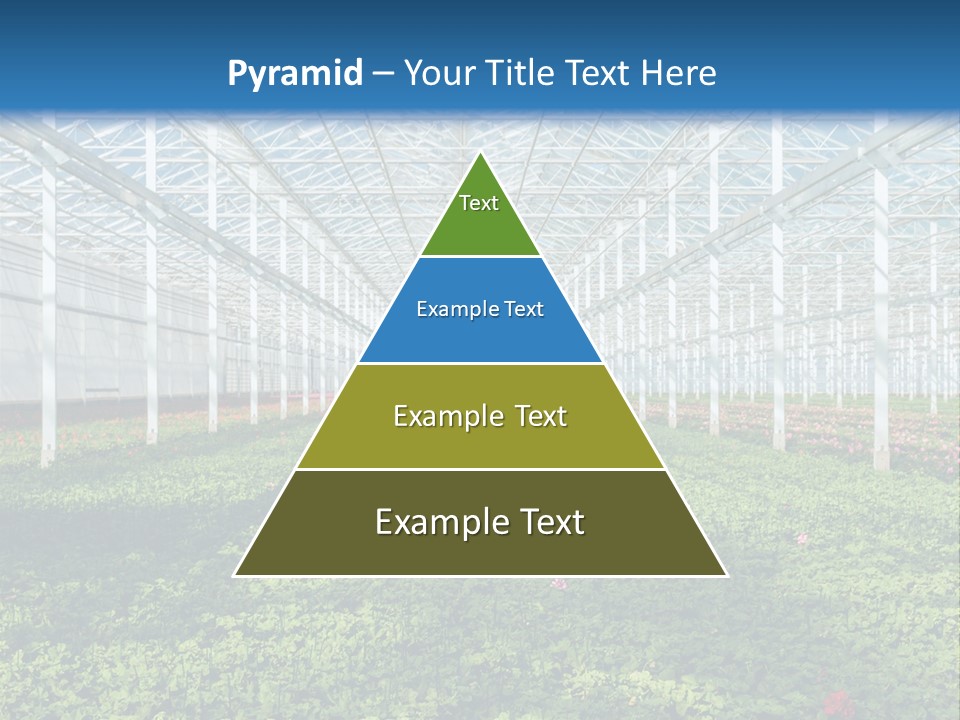 Sell Farm Greenhouse PowerPoint Template