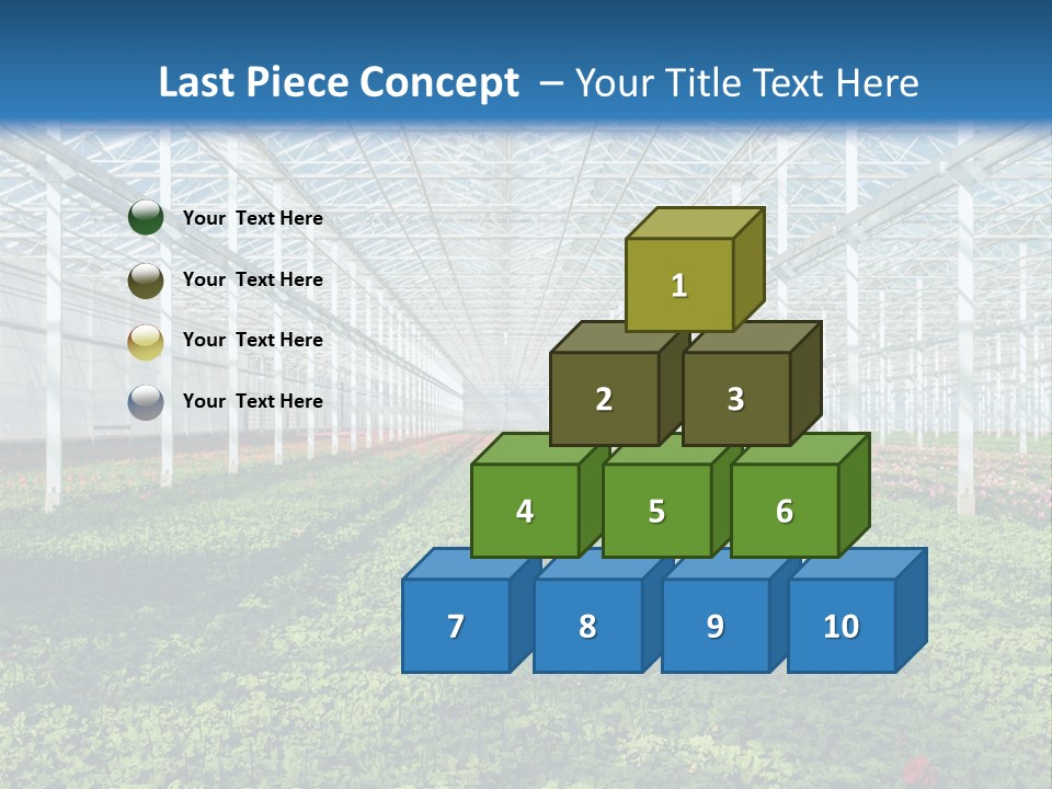 Sell Farm Greenhouse PowerPoint Template