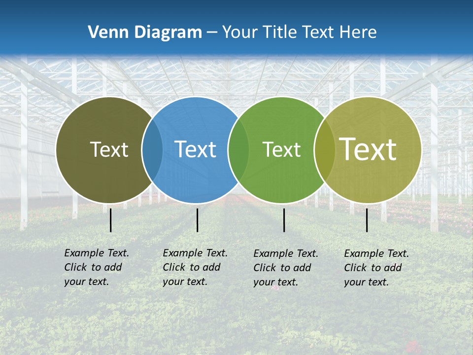 Sell Farm Greenhouse PowerPoint Template