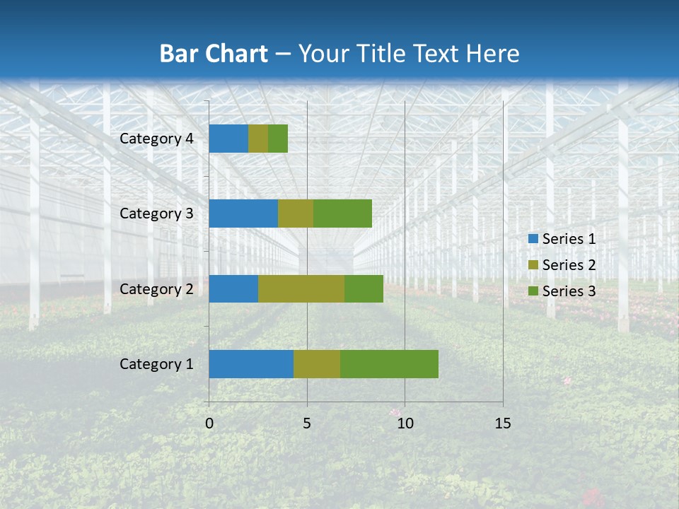 Sell Farm Greenhouse PowerPoint Template