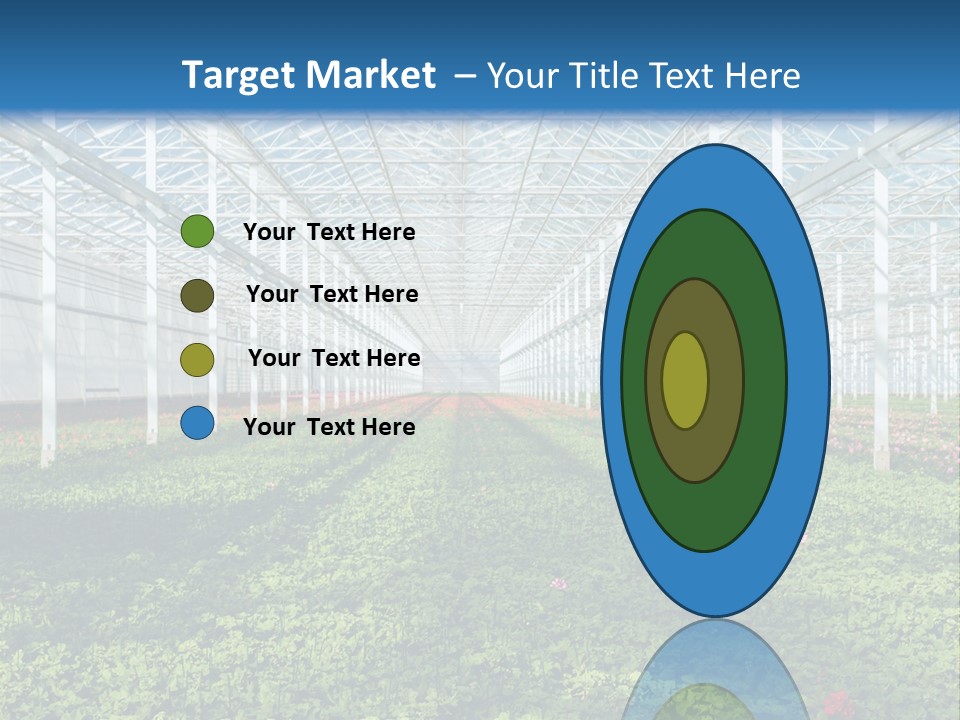 Sell Farm Greenhouse PowerPoint Template