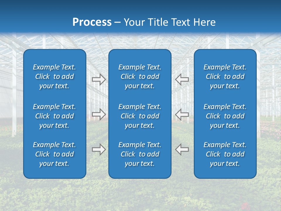 Sell Farm Greenhouse PowerPoint Template