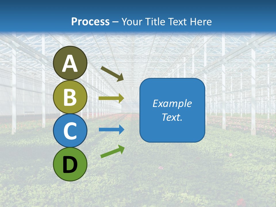 Sell Farm Greenhouse PowerPoint Template