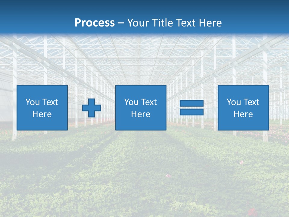 Sell Farm Greenhouse PowerPoint Template