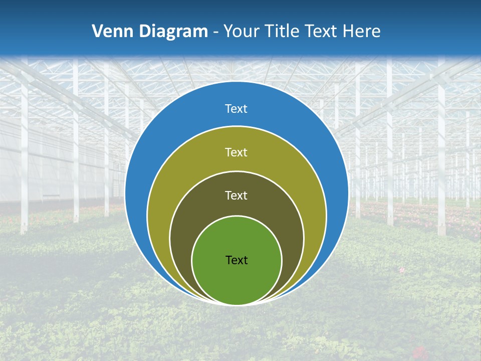 Sell Farm Greenhouse PowerPoint Template