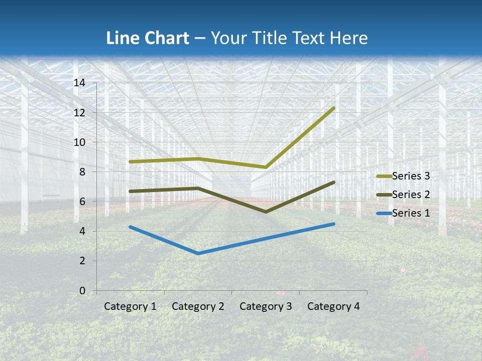 Sell Farm Greenhouse PowerPoint Template