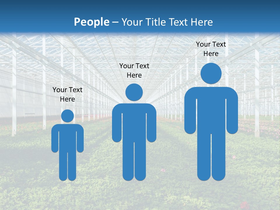 Sell Farm Greenhouse PowerPoint Template