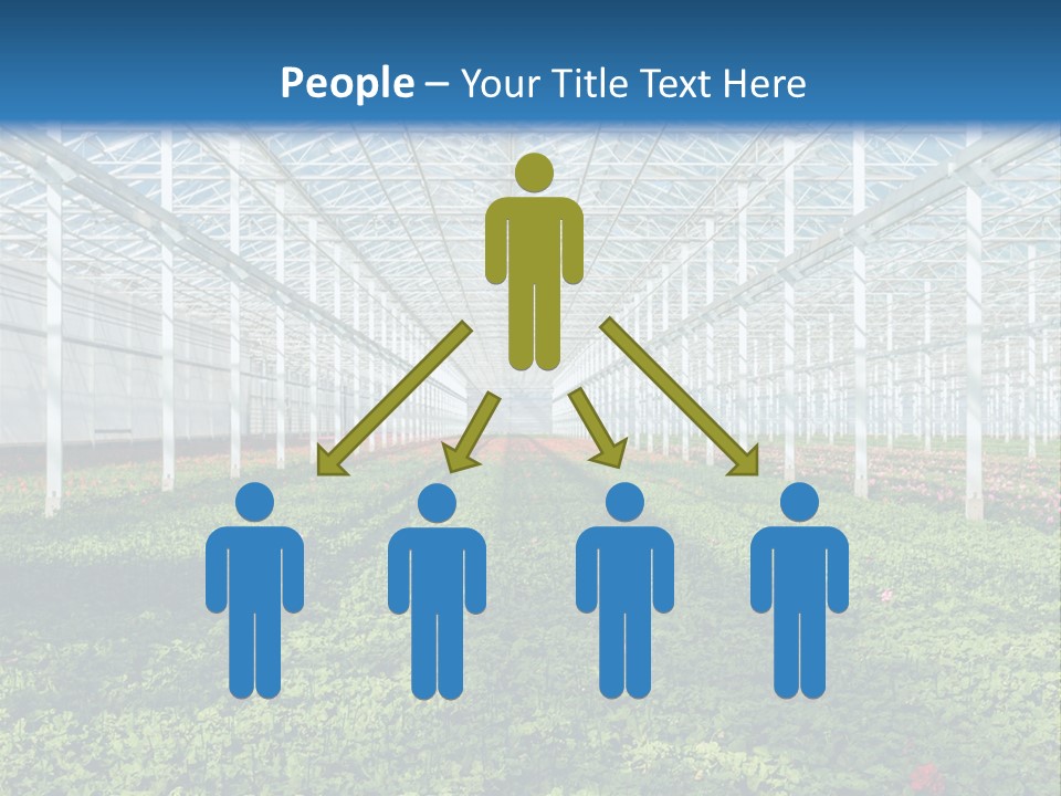 Sell Farm Greenhouse PowerPoint Template