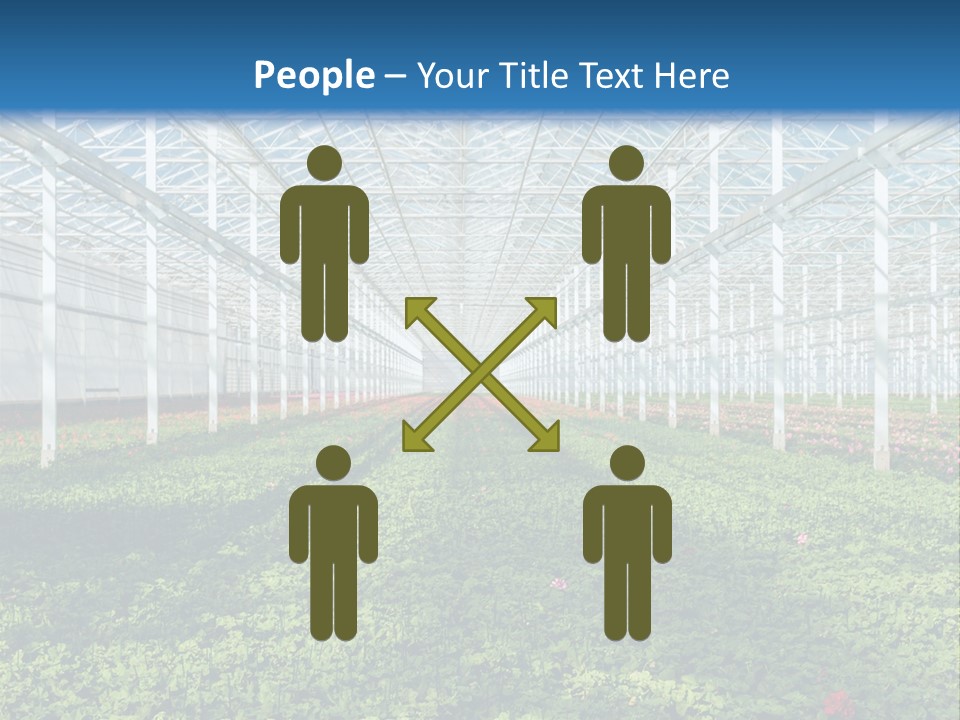 Sell Farm Greenhouse PowerPoint Template