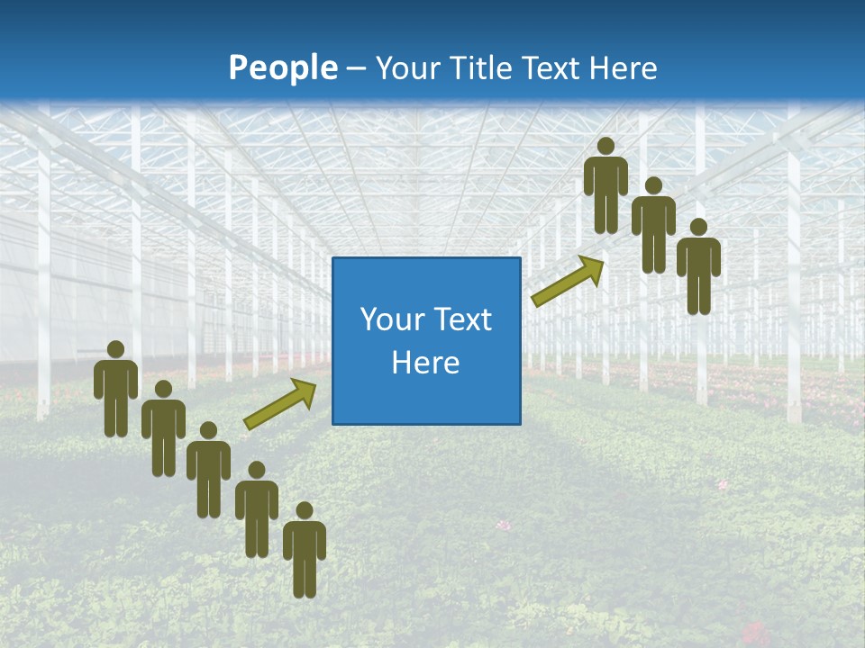 Sell Farm Greenhouse PowerPoint Template