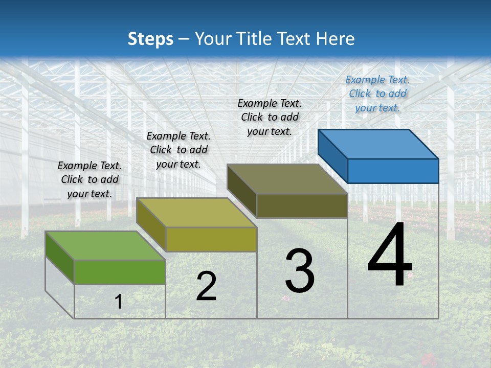 Sell Farm Greenhouse PowerPoint Template