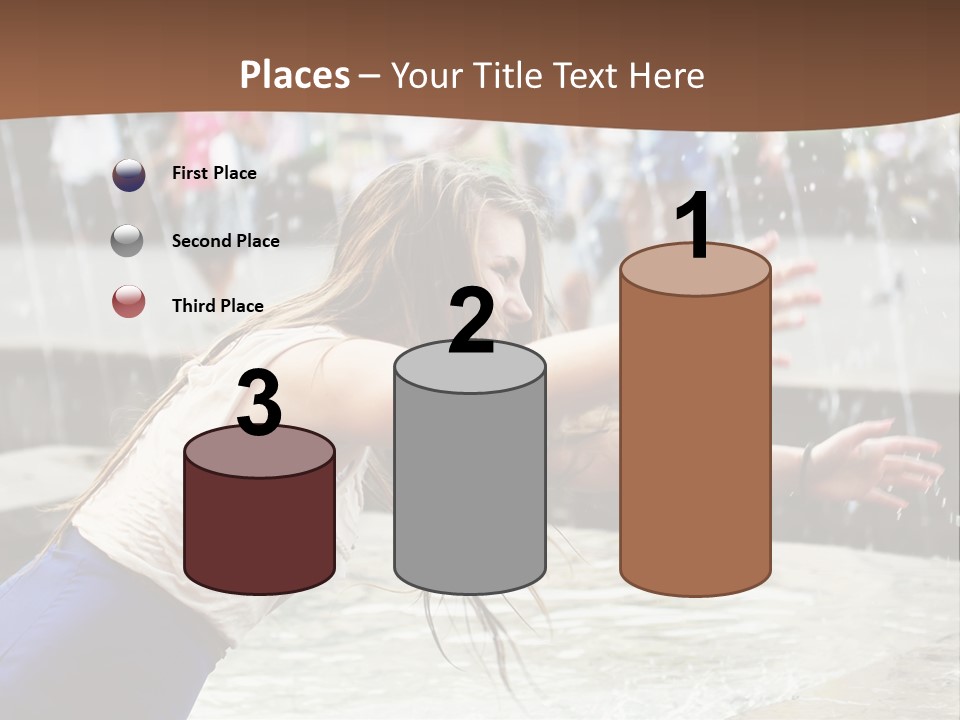 Temperature Enjoying Youth PowerPoint Template