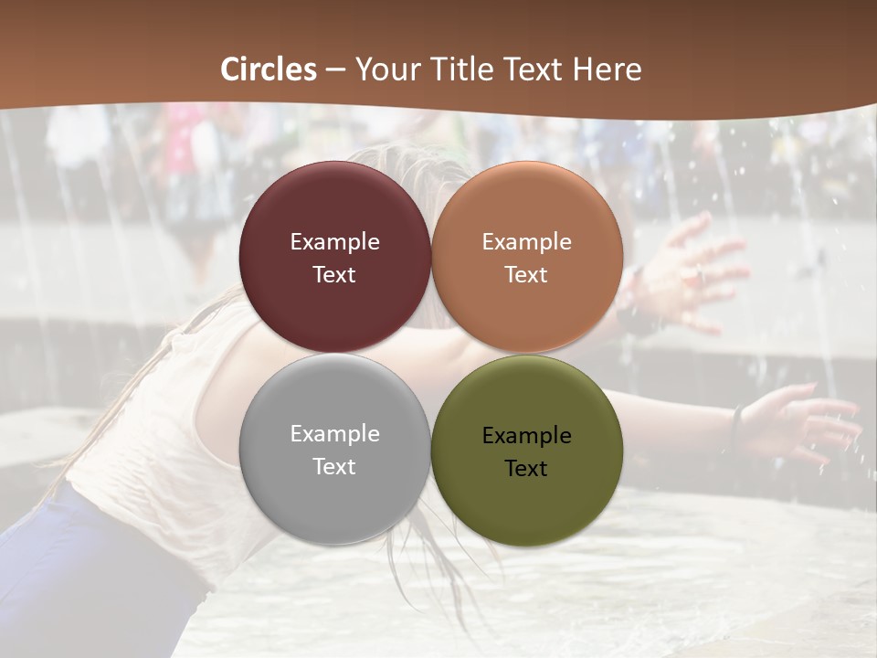 Temperature Enjoying Youth PowerPoint Template