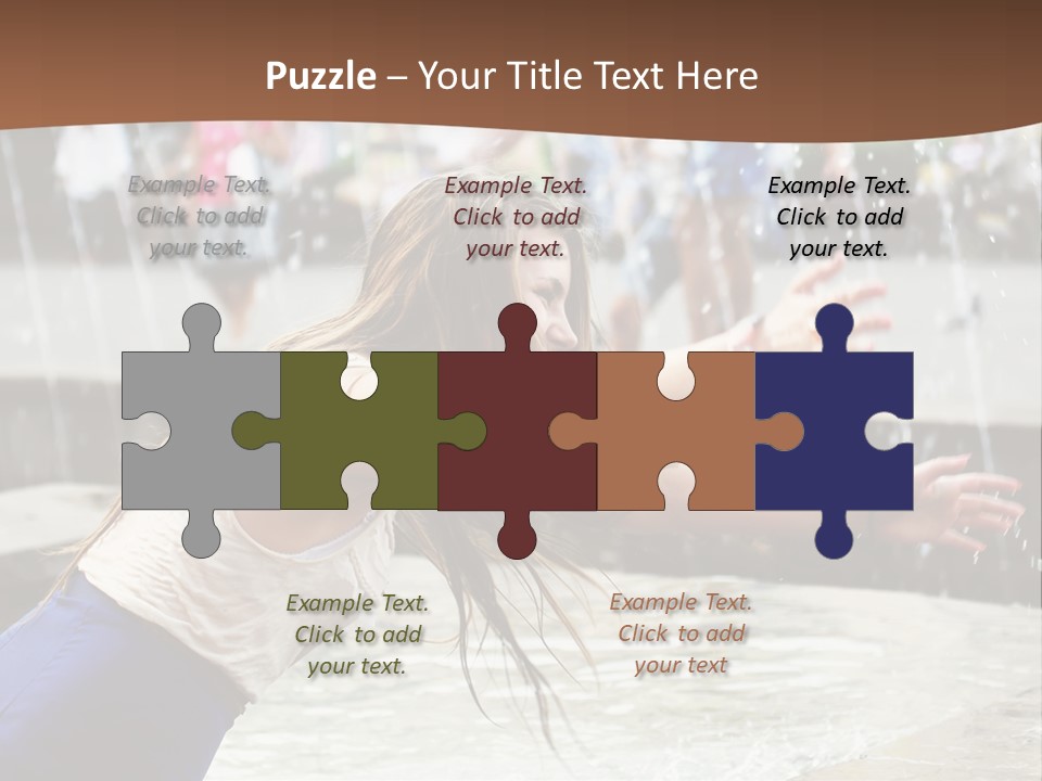 Temperature Enjoying Youth PowerPoint Template