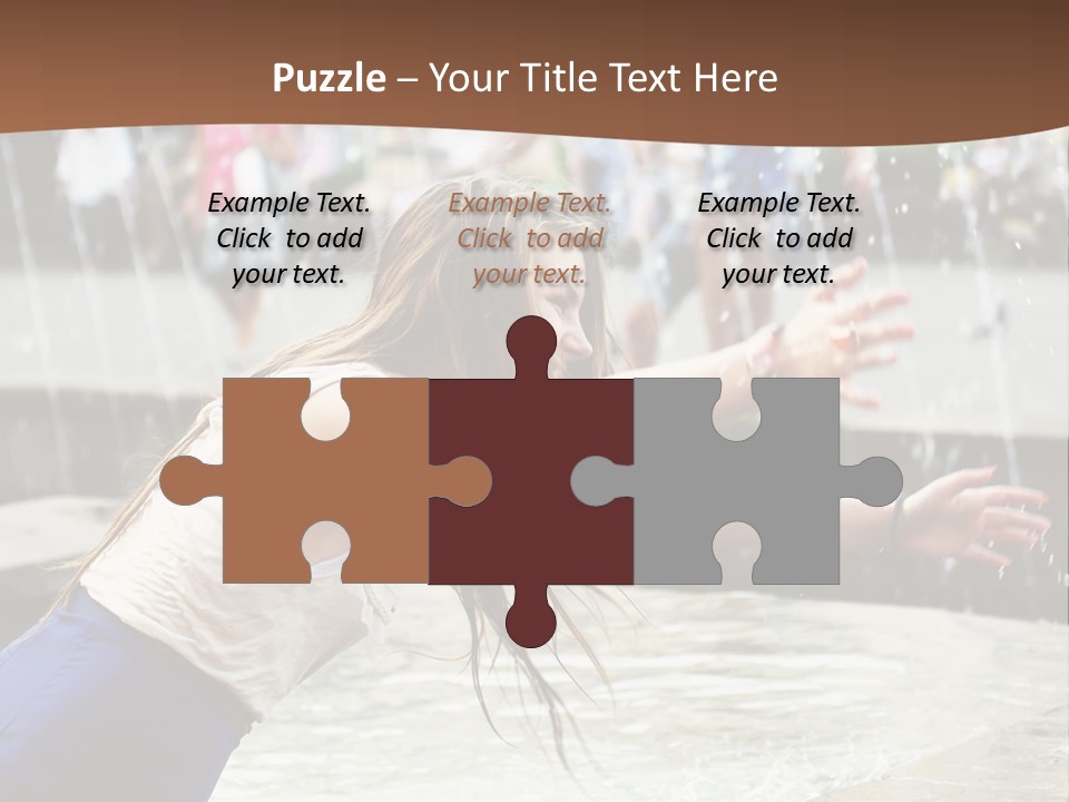 Temperature Enjoying Youth PowerPoint Template