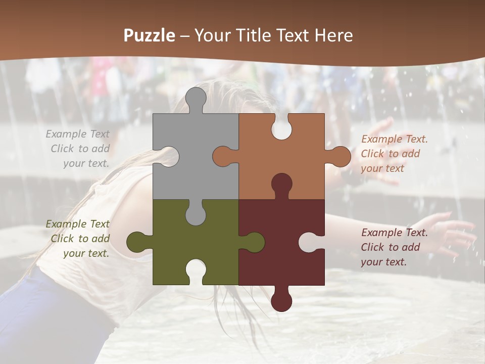 Temperature Enjoying Youth PowerPoint Template