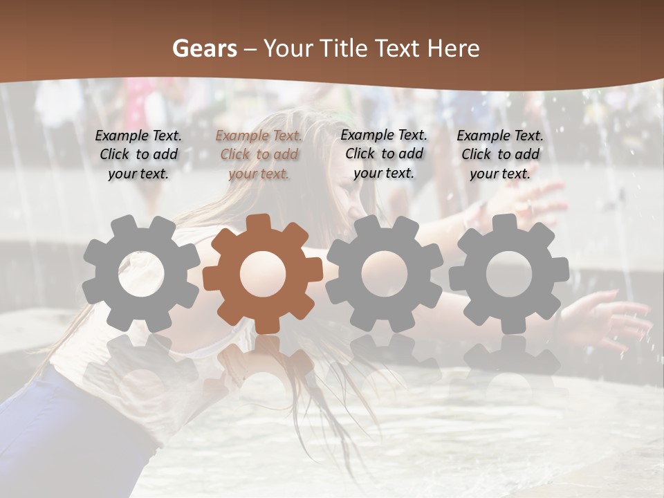 Temperature Enjoying Youth PowerPoint Template