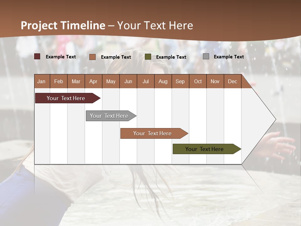 Temperature Enjoying Youth PowerPoint Template