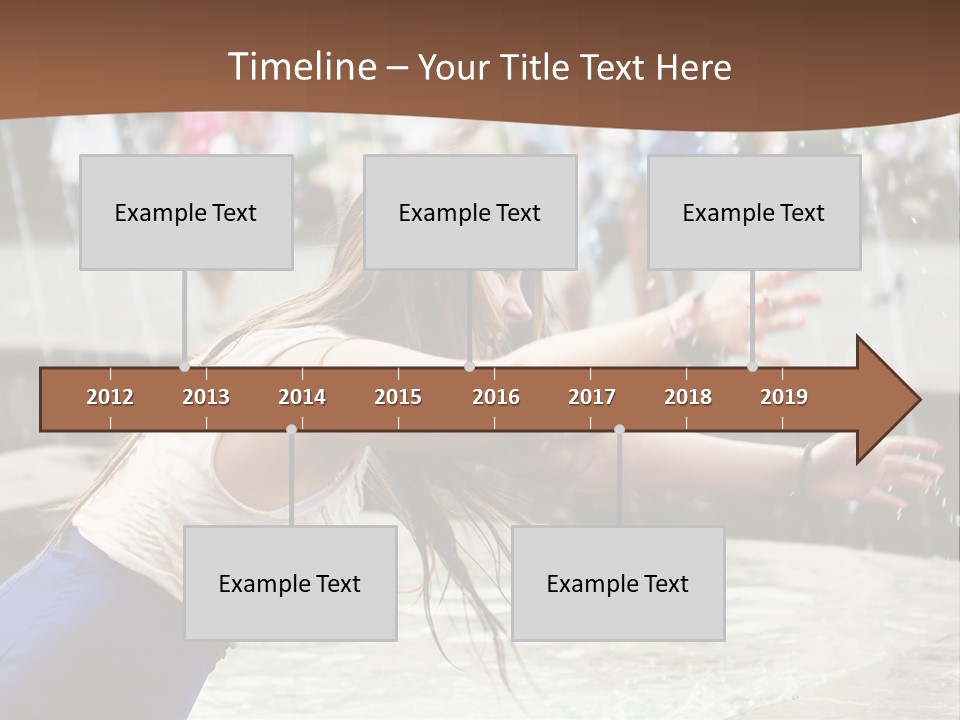 Temperature Enjoying Youth PowerPoint Template