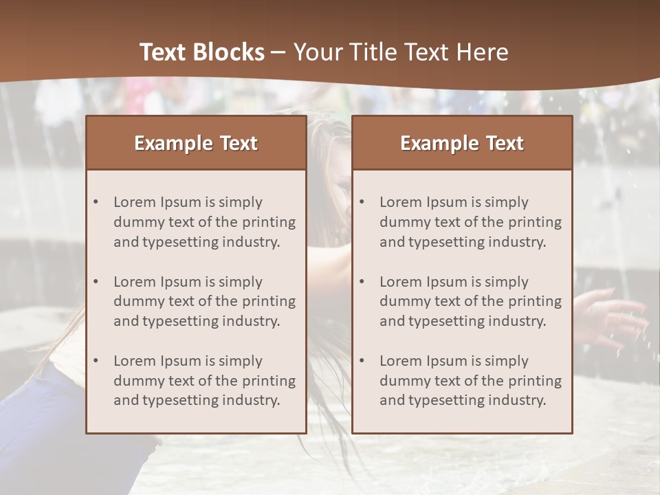 Temperature Enjoying Youth PowerPoint Template
