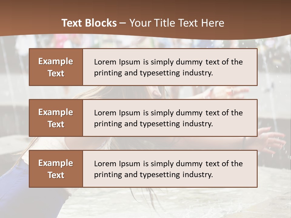 Temperature Enjoying Youth PowerPoint Template