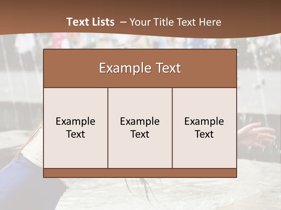 Temperature Enjoying Youth PowerPoint Template