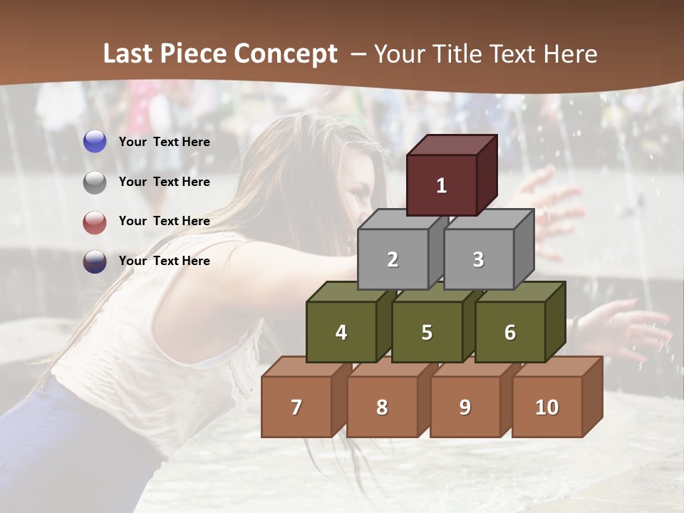 Temperature Enjoying Youth PowerPoint Template
