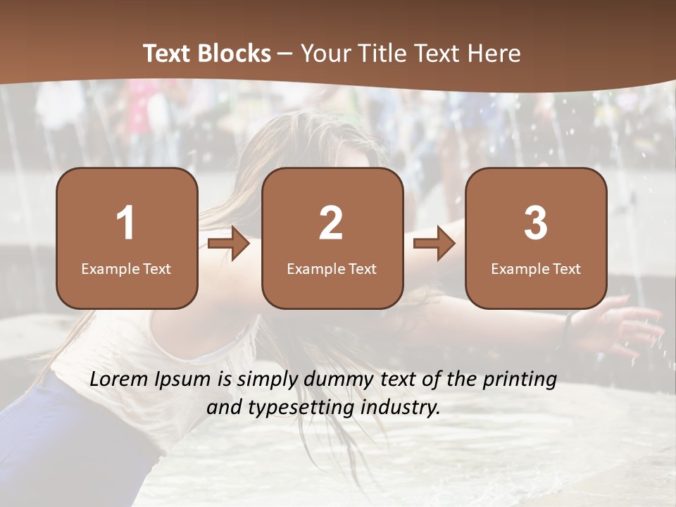 Temperature Enjoying Youth PowerPoint Template