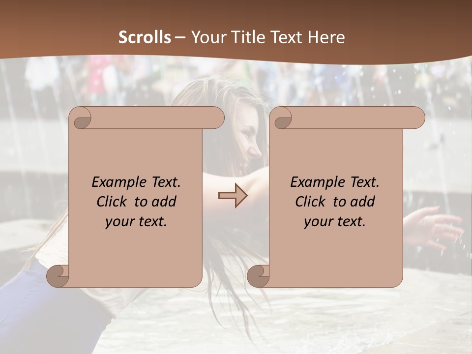 Temperature Enjoying Youth PowerPoint Template