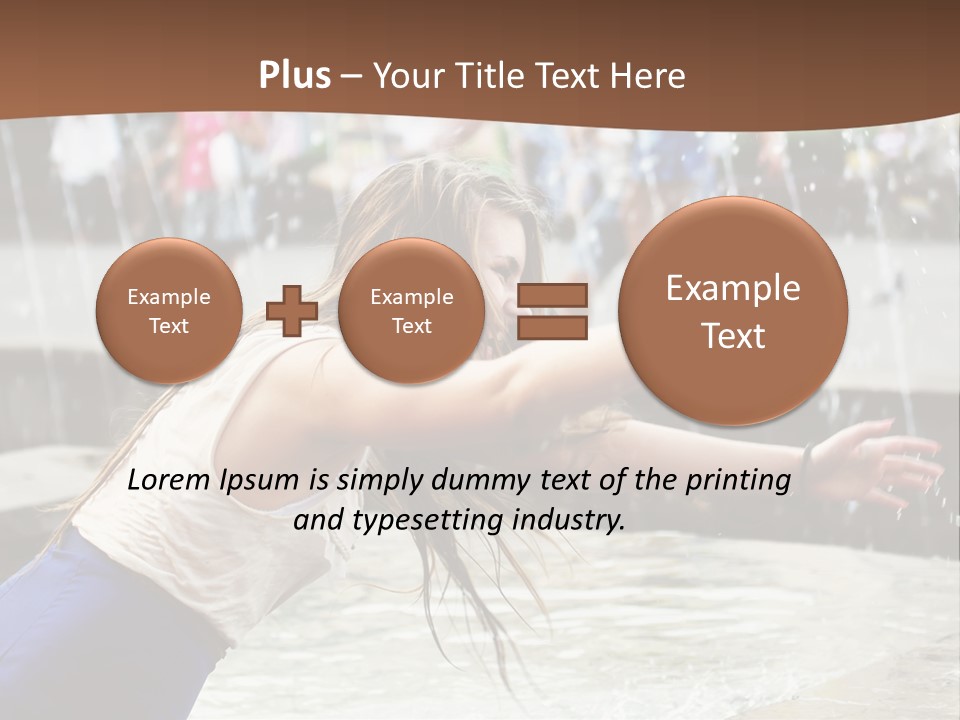 Temperature Enjoying Youth PowerPoint Template