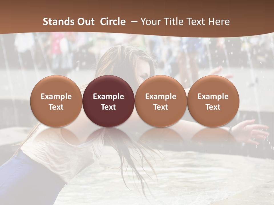 Temperature Enjoying Youth PowerPoint Template