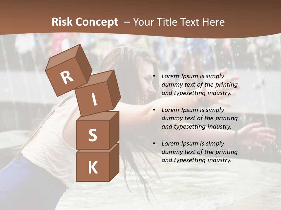 Temperature Enjoying Youth PowerPoint Template