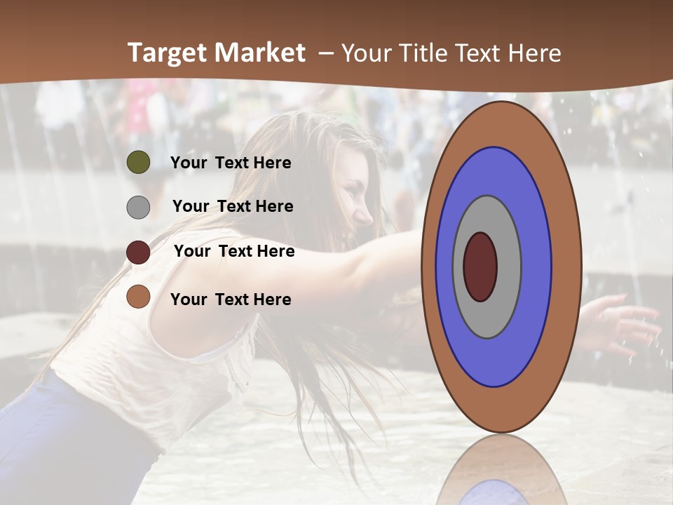 Temperature Enjoying Youth PowerPoint Template