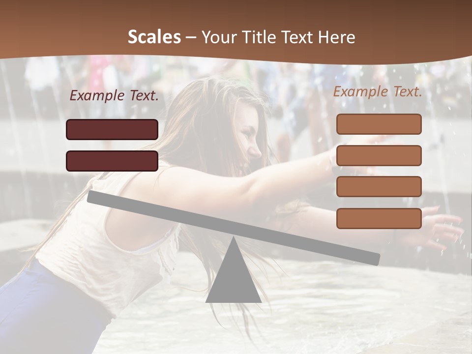 Temperature Enjoying Youth PowerPoint Template