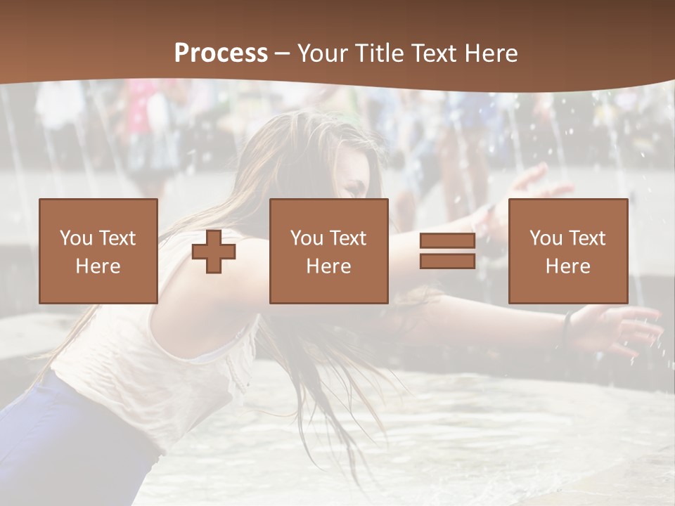 Temperature Enjoying Youth PowerPoint Template